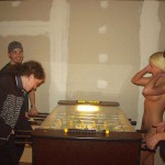 At the billiard club