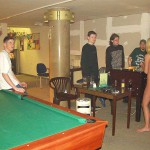 At the billiard club