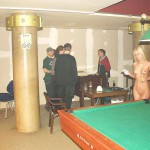 At the billiard club