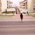 In a residential and shopping area