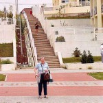 In a residential and shopping area