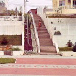 In a residential and shopping area