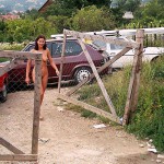 On a construction site