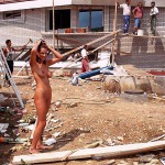 On a construction site