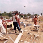 On a construction site