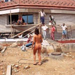 On a construction site