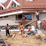 On a construction site