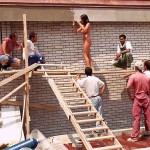 On a construction site