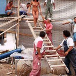 On a construction site