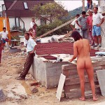 On a construction site