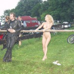 At a biker party