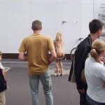 At a parade CSD 2003