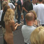 At a parade CSD 2003