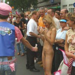 At a parade CSD 2003