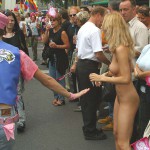 At a parade CSD 2003