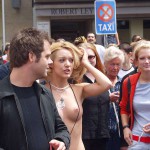 At a parade CSD 2003