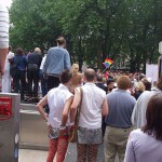 At a parade CSD 2003