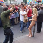 At a parade CSD 2003