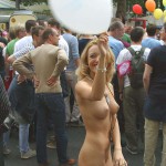 At a parade CSD 2003