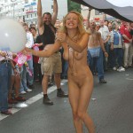 At a parade CSD 2003