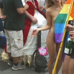 At a parade CSD 2003