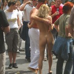 At a parade CSD 2003