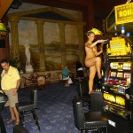 Working in a bar game hall