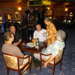 Working in a bar game hall