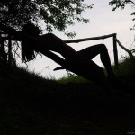 On a long walk in a huge park