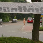 A crossing in a small town