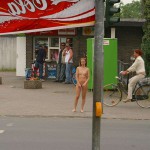 A crossing in a small town