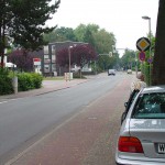 A crossing in a small town