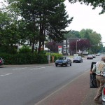 A crossing in a small town