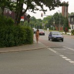 A crossing in a small town