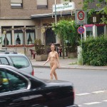 A crossing in a small town