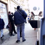 In the city center right