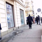 In the city center right