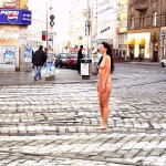 In the city center right