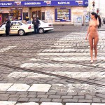 In the city center right