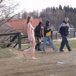 At a highway rest stop