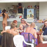 At a lake in a leisure area