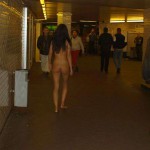 On the streets and at a subway