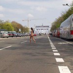 At the main street right in the center