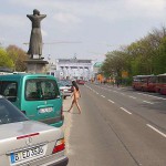 At the main street right in the center