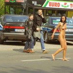 At the main street right in the center