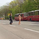 At the main street right in the center