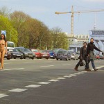 At the main street right in the center