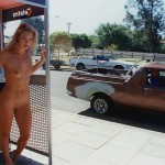 In a suburban residential area