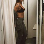 In a big clothing store