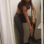 In a big clothing store